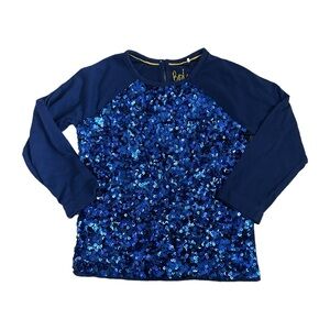 Mini Boden Sequined Raglan Tee | 3-4Y